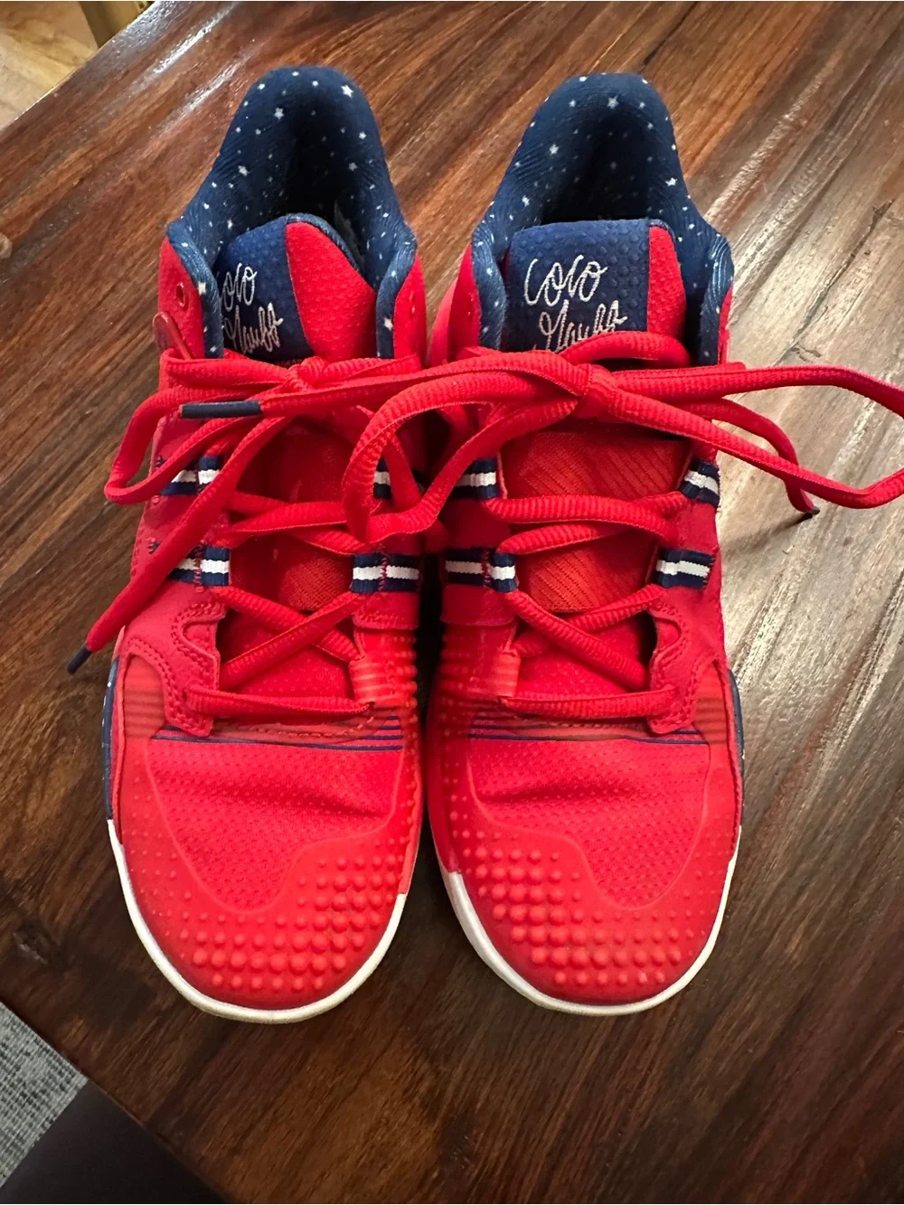 New Balance Court Shoes with Navy Accent